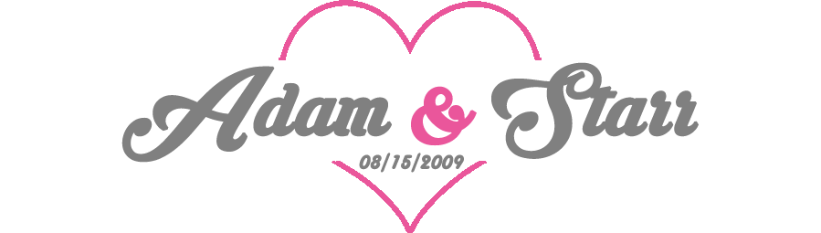Adam and Starr Wedding Logo